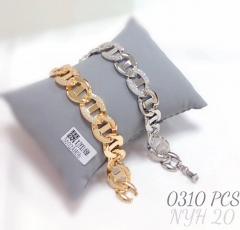 New horseshoe buckle splicing bracelet