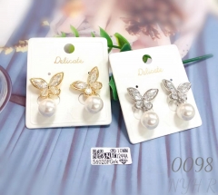 New Arrival Butterfly Pearl Earrings