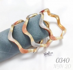 New three-color wave bracelet