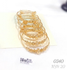 Luxurious beaded bracelet and jewelry wedding