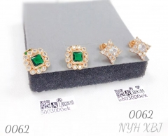 Zircon small stud earrings