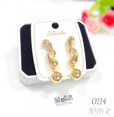 Trendy Geometric Water Drop Stud Earrings Unique Jewelry