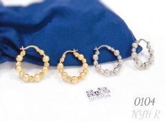 Small Ball Earring Hoop for Women Girls Trendy Jewelry
