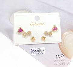 New Five-pointed Star Diamond Earrings