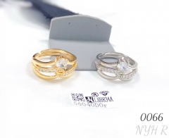 Wholesale gold-plated cubic zirconia rings and wedding rings