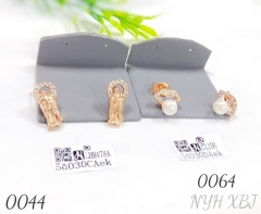 Luxury Stud Earrings Pearl Women Elegant