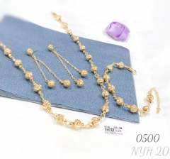 Bead necklace Women's fashion set