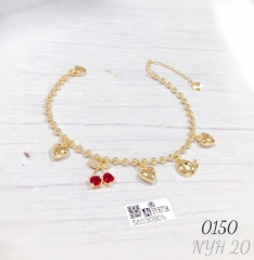 Fashion Cherry Heart Bead Bracelet