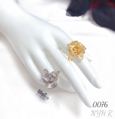 Flower Open Adjustable Ring