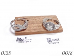 High quality women's zircon ring for girls exquisite