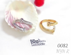 Luxury Adjustable Zircon Ring for Women Open