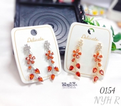 New long earrings elegant pendant bridal wedding