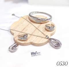 Set of four unique design necklaces