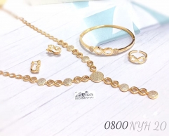 personalized zircon jewelry set