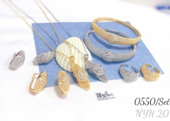 Four-piece exquisite women's fashion jewelry set