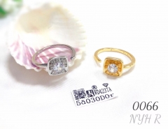 New popular ring gold plated elegant jewelry wedding