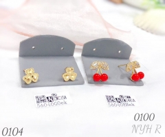 Elegant zircon casual earrings