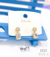 Luxury women's pendant earrings fashion gold plated jewelry