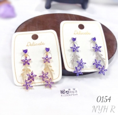 Exquisite pendant earrings elegant zircon jewelry