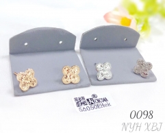 four-leaf clover earrings