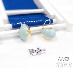 Jewelry geometric irregular design round stud earrings for fashion