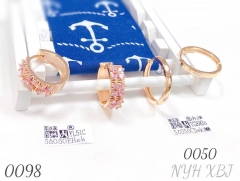 Cherry blossom earrings with diamonds