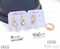 Clover or bamboo earrings