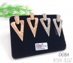 Inverted triangle earrings