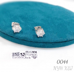 Large diamond earrings