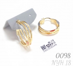 Shield head earrings