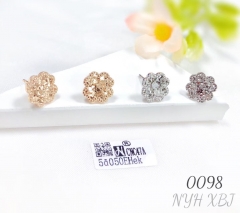 Four-leaf clover earrings