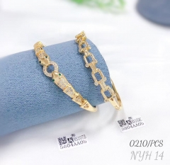 Fashion women's bracelet luxury snake green eye zircon bracelet