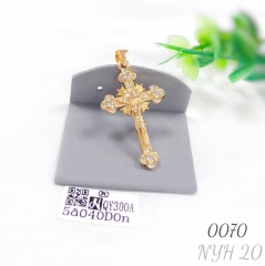 Cross Pendant Niche Design Zircon Necklace