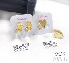 High quality 14k gold plated earrings