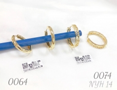 High-quality 14K gold-plated hoop snap earrings