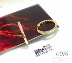 Fashionable zircon circle gold-plated large hoop earrings