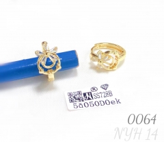 New jewelry fashion earrings gold plated