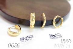Jewelry Wholesale Simple Design Hoop Earrings