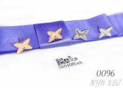 Elegant four-pointed star stud earrings