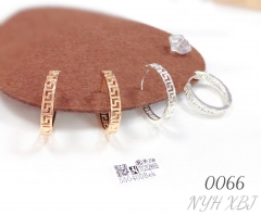 Wholesale of popular F-shaped earrings and other jewelry