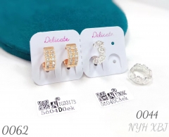 Wholesale of copper jewelry earrings and fashionable earrings