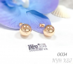 Big ball earrings 18K gold-plated simple jewelry hot sale