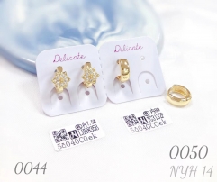 Elegant design flower earrings fashion accessories