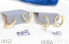 Jewelry High Quality Heart Shaped Hoop Earrings for Women