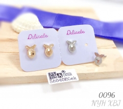 Jewelry 18K Vintage Style Stud Earrings