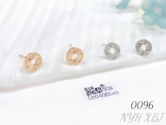 Elegant gold and silver plated earrings