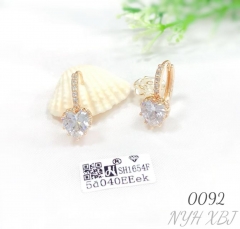 Love Zircon Earrings Jewelry Wholesale