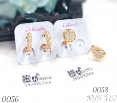 Micro-inlaid Zirconia Delicate Women's Earrings