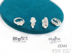 Women's small zircon earrings women's jewelry