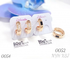 High quality 18k gold plated jewelry party earrings for women